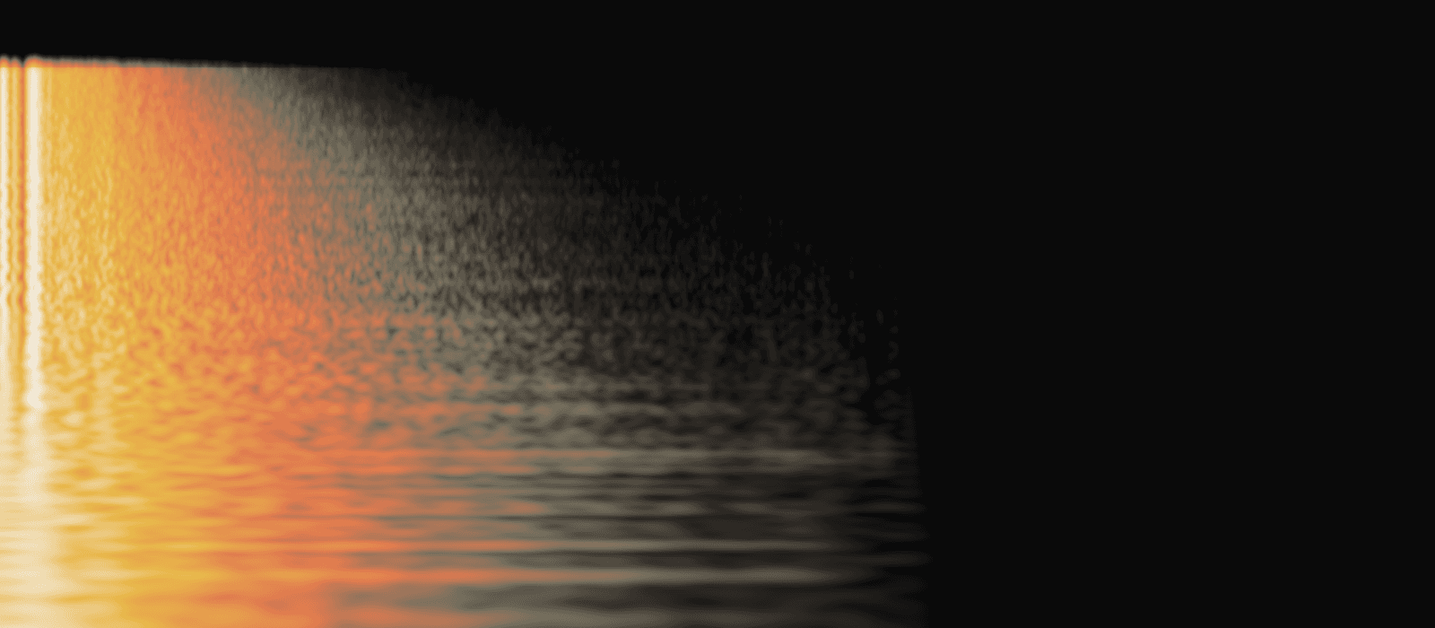 Bright Hall: spectrogram of its response to a single click