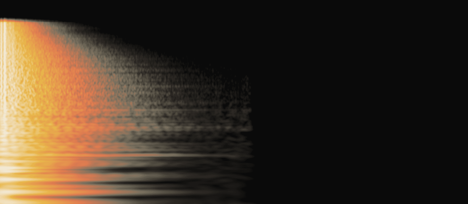 Room: spectrogram of its response to a single click