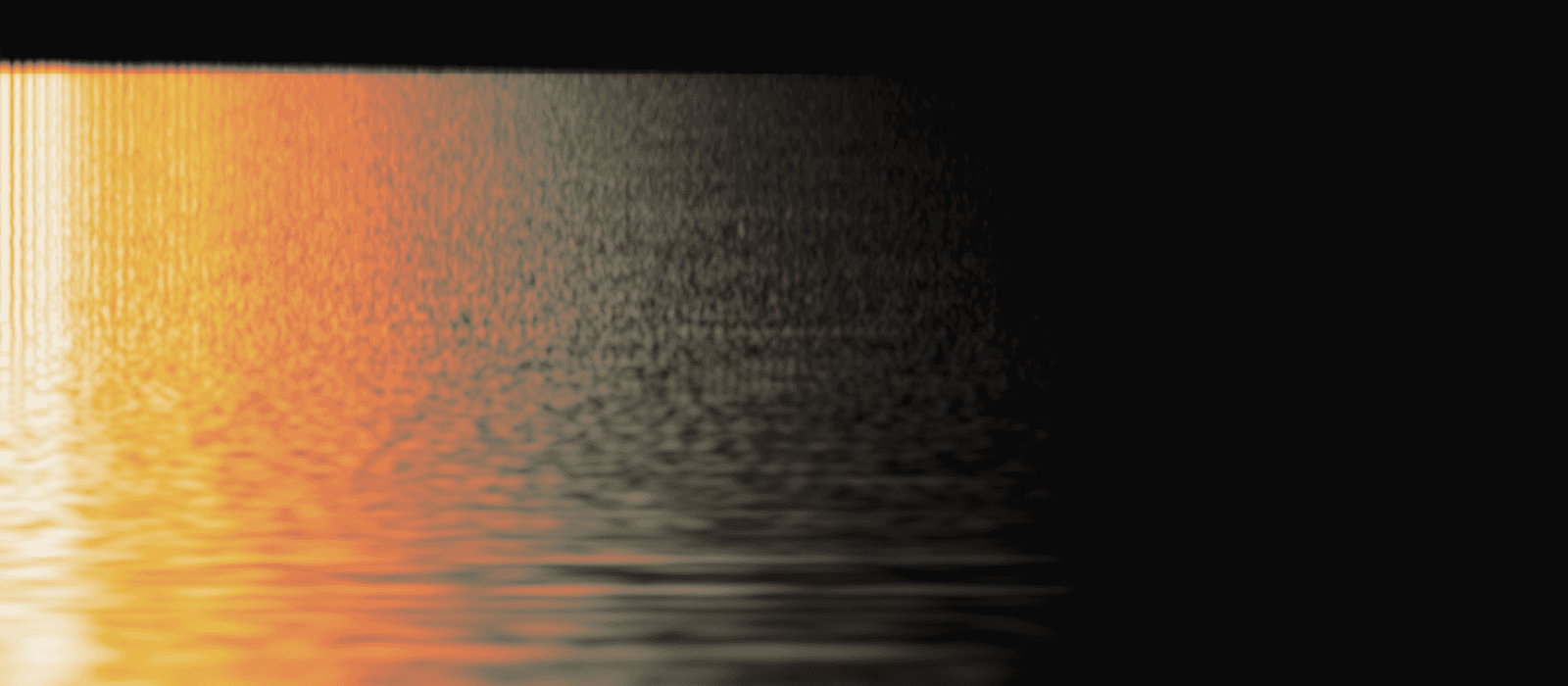 Vocal Plate: spectrogram of its response to a single click